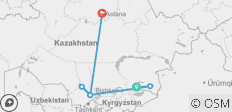  Best of Kazakhstan Tour - 6 destinations 