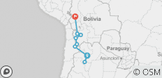  Aventure de Salta à La Paz - Salt Flats 10J/9N - 9 destinations 