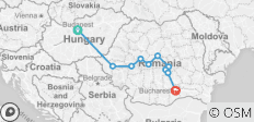  Siebenbürgen Rundreise von Budapest nach Bukarest - 5 Tage - 10 Destinationen 
