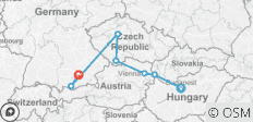  Kaiserstädte mit Oberammergauer Passionsspiele, Budapest, Wien &amp; Prag (Start Budapest, Ende München) - 7 Destinationen 