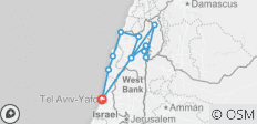  Nazareth, Caesarea und Golan, 3 Tage - 11 Destinationen 