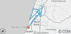  Galiläa &amp; Golan Rundreise - 4 Tage - 12 Destinationen 