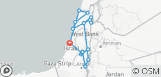  Christliche Israel Reise, 6 Tage - 17 Destinationen 