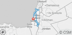  Joodse rondreis, 3 dagen - 9 bestemmingen 