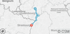  Von Mainz nach Straßburg Fahrrad- und Schiffsreise - 10 Destinationen 