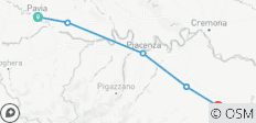  Via Francigena: Pavia nach Fidenza - 5 Destinationen 