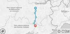  Rhone Cycle Path: Lyon to Provence - 7 destinations 