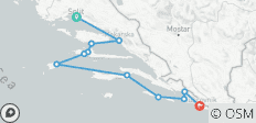  Zuidelijke Parels (split Naar Dubrovnik) Premium Superior - 11 bestemmingen 