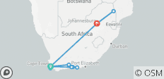  11 Days Cape Town, Garden Route &amp; Kruger - 12 destinations 
