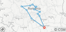  Transsilvanien Schlösser Rundreise in 4 Tagen ab Bukarest - 13 Destinationen 