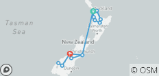  Explorateur de la Nouvelle- Zélande - 18 destinations 