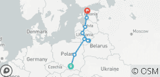  Baltischen Staaten &amp; Polen: Stadtleben und Natur (garantierte Durchführung) - 13 Tagen - 9 Destinationen 