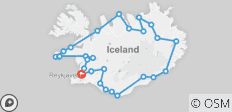  IJsland Compleet: Rond IJsland in 10 dagen - 28 bestemmingen 