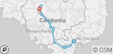  Van de Mekong Delta naar de Angkor Tempels - cruise van haven tot haven - 30 bestemmingen - 15 bestemmingen 