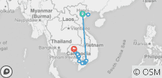  Vom Mekong-Delta zu den Tempeln von Angkor &amp; Hanoi und der Halong-Bucht (Hafen zu Hafen Kreuzfahrt) (18 destinations) - 18 Destinationen 