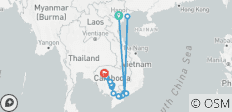  Del Delta del Mekong a los templos de Angkor y Hanói y la Bahía de Halong - crucero puerto a puerto (16 destinations) - 16 destinos 