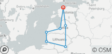  Kleine groep 10 dagen rondreis met hoogtepunten van de Oostzee (Gegarandeerd vertrek) - 7 bestemmingen 