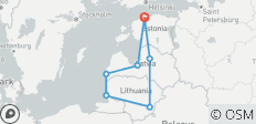  Höhepunkte des Baltikums Kleingruppenreise - 10 Tage (garantierte Durchführung) - 7 Destinationen 