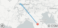 Florenz nach Interlaken Winter - Hin- und Rückfahrt Transport Smart Pack - 5 Destinationen 
