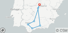  Viaje de 8 días a Andalucía con Costa del Sol y Toledo desde Madrid - 7 destinos 