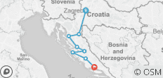  Kroatië Kust en Canyons Wandeling - 8 bestemmingen 