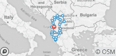  Albanië, Kosovo en Macedonië - Verborgen Europa - 27 bestemmingen 