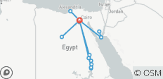  Toute l\'Égypte en 15 jours - 20 destinations 