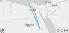  Die wichtigsten Städte Ägyptens - 5 Tage - 4 Destinationen 