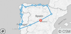  Nordspanien und Portugal von Madrid aus - 25 Destinationen 