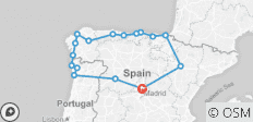 Northern Spain and Galicia from Madrid - 17 destinations 
