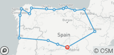  10-Day Tour Northern Spain from Madrid - 16 destinations 