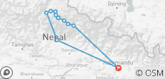  Annapurna Circuit Trek - 12 bestemmingen 