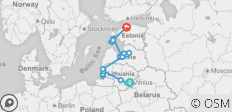  E-Bike Radreise durch das Baltikum (in der Kleingruppe) - 17 Destinationen 