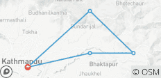  Randonnée de Chisapani à Nagarkot - 5 destinations 