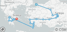  Gran Turquía, Rodas y Peloponeso - Fin en Atenas - 30 destinos 