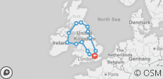  United Kingdom and Ireland - 14 destinations 