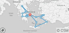  Best of Greece (With 4 Days Cruise, 13 Days) - 21 destinations 