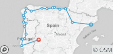  Nordspanien &amp; Portugal Rundreise ab Barcelona (15 Tage) - 22 Destinationen 