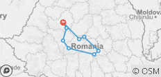  Rumänien Rundreise: Sibiu, Brasov und Sighisoara (ab Cluj-Napoca) - Privatreise - 3 Tage - 9 Destinationen 