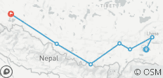 Kailash &amp; Manasarova: Letzte Fantasie eines Pilgers und größte Überlandreise in Tibet Kleingruppenreise - 15 Tage - 7 Destinationen 