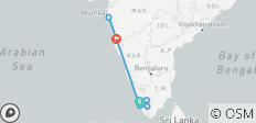  Magical Kerala with Mumbai and Goa - 6 destinations 