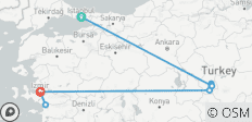  3-daagse rondreis door Cappadocië en Efeze met het vliegtuig vanuit Istanbul - 10 bestemmingen 