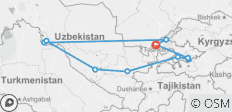  Große Rundreise durch Usbekistan - 8 Destinationen 
