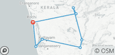  7 Days Amazing Kerala Tour - 8 destinations 