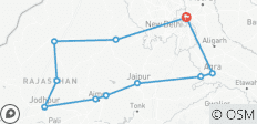  11 Days Rajasthan Trip - 12 destinations 