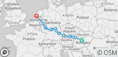  Glanzlichter Europas - Regensburg (Start Budapest, Ende Amsterdam) - 18 Destinationen 