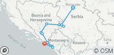  Das Wesentliche des Balkans in 7 Tagen - 11 Destinationen 