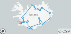  Island Ringstraßentour - 8 Tage - 28 Destinationen 