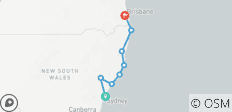  Von Sydney nach Brisbane - 7 Tage - 8 Destinationen 