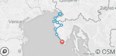  Cycling from Trieste to Pula - 9 destinations 